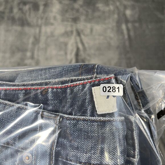 Alberto Modern Fit Dave Tinted Cross Jeans Mens 32x32 Blue Medium Wash Straight - Picture 11 of 11